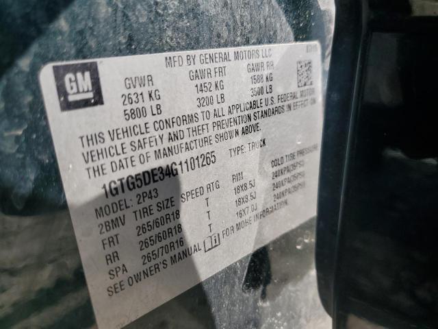 1GTG5DE34G1101265 GMC CANYON SLT