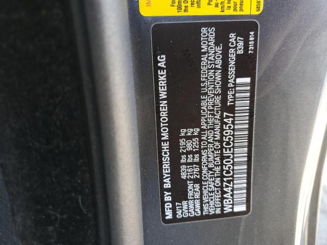 WBA4Z1C50JEC59547 BMW 430I