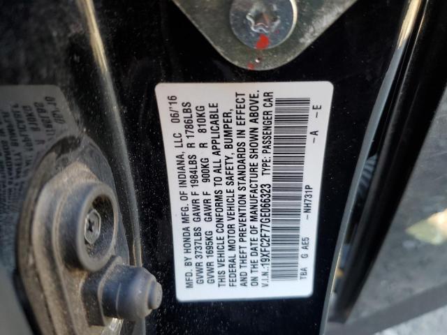 19XFC2F77GE066323 Honda CIVIC EX