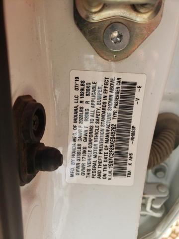 19XFC2F85KE045262 Honda Civic Sport