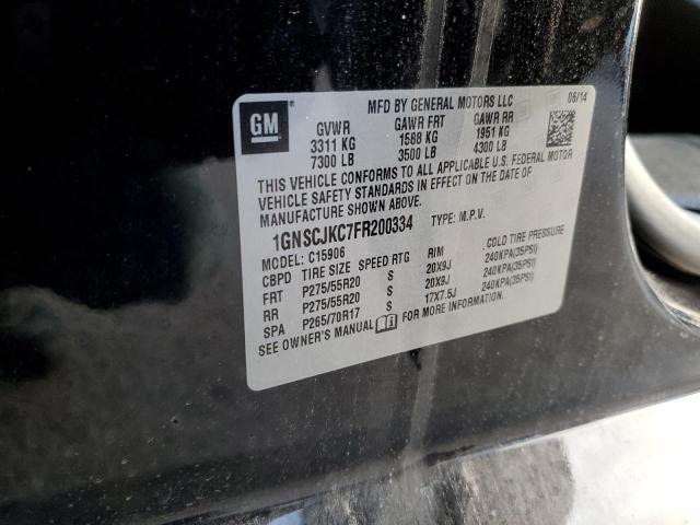 1GNSCJKC7FR200334 Chevrolet Suburban C1500 Lt