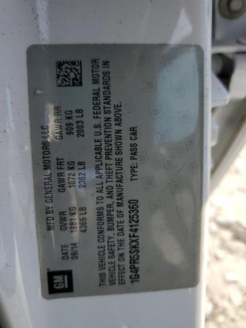 1G4PR5SKXF4125360 Buick Verano Convenience