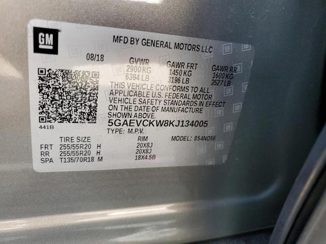 5GAEVCKW8KJ134005 Buick Enclave Avenir