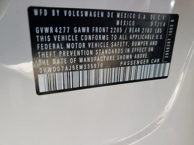 3VWD07AJ5EM335970 Volkswagen JETTA SE