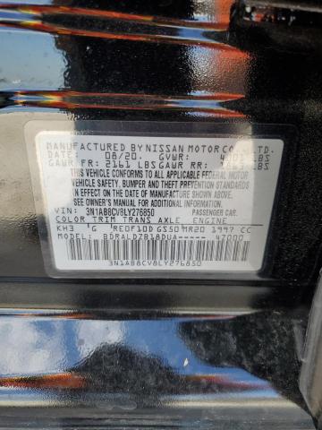 3N1AB8CV8LY276850 Nissan SENTRA SV