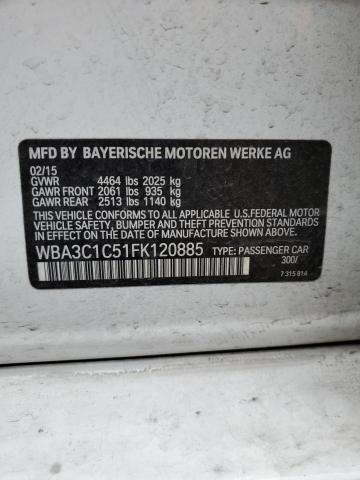 WBA3C1C51FK120885 BMW 328 I Sulev