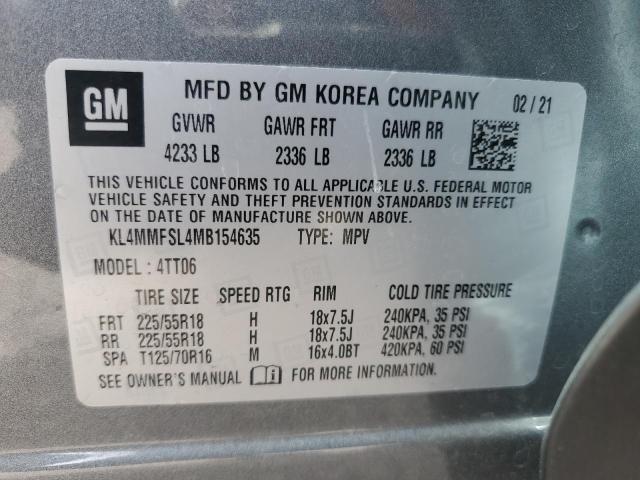 KL4MMFSL4MB154635 Buick Encore Gx Essence