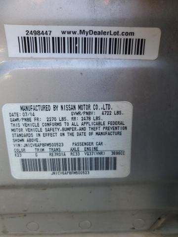 JN1CV6AP8FM500523 Infiniti Q40