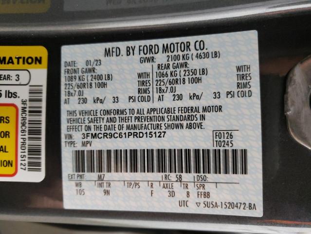 3FMCR9C61PRD15127 Ford Bronco Sport Outer Banks
