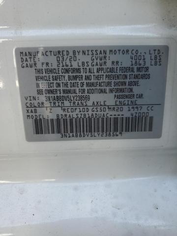 3N1AB8DV5LY238569 Nissan SENTRA SR