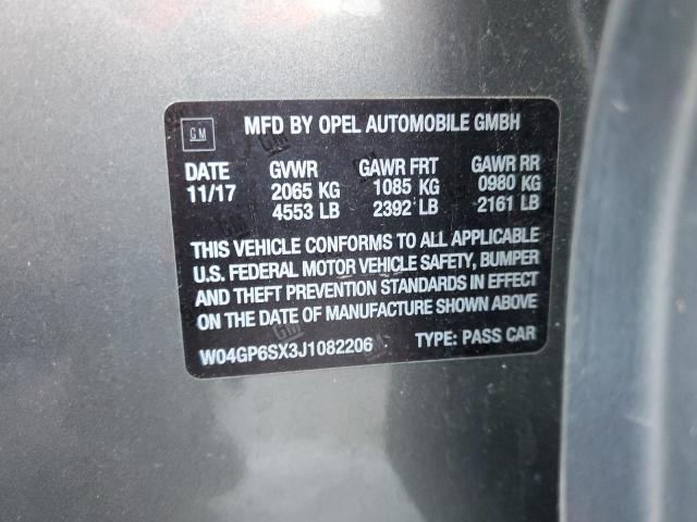 W04GP6SX3J1082206 Buick Regal Essence
