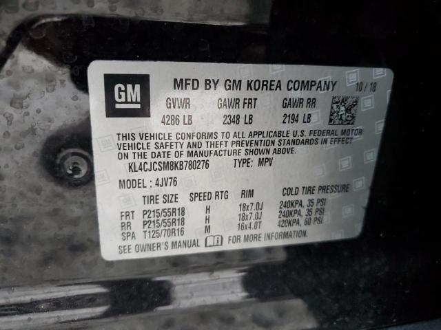 KL4CJCSM8KB780276 Buick Encore Essence