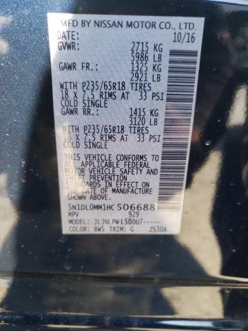 5N1DL0MM1HC506688 Infiniti QX60