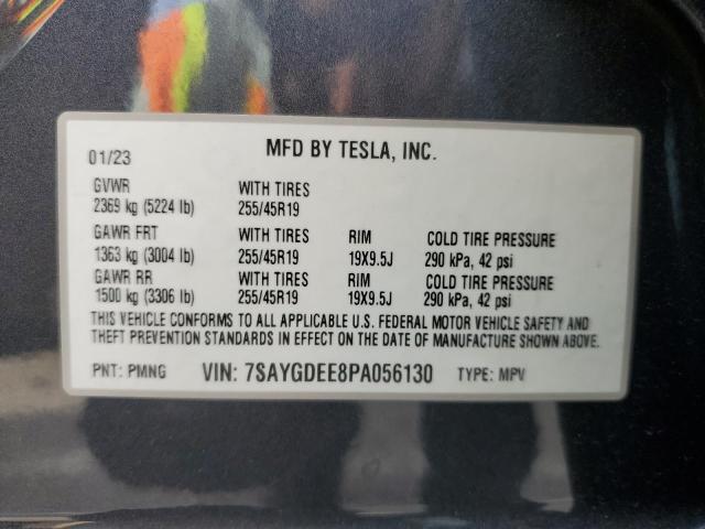 7SAYGDEE8PA056130 Tesla Model Y