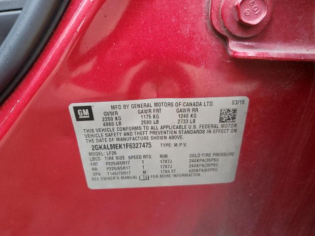 2GKALMEK1F6327475 GMC Terrain Sle