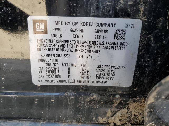 KL4MMGSL4NB115292 Buick Encore Gx Essence