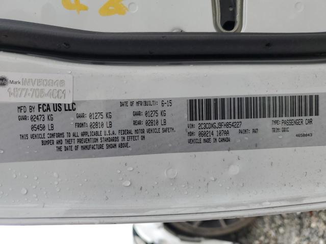 2C3CDXGJ9FH854227 Dodge Charger R/t Scat Pack