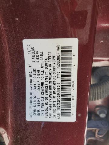 1HGCR2F56HA102007 Honda Accord Sport