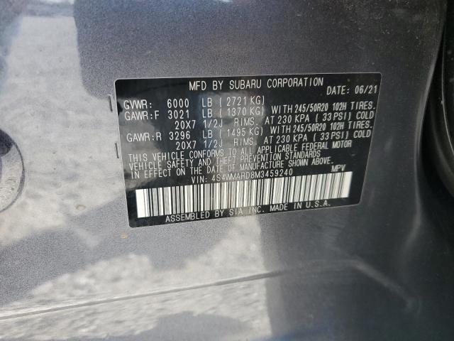4S4WMARD8M3459240 Subaru Ascent Touring