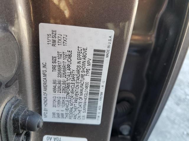5J6RM4H43GL014830 Honda CR-V SE