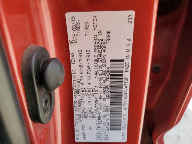 5TFLU4EN4FX131865 Toyota TACOMA DOU