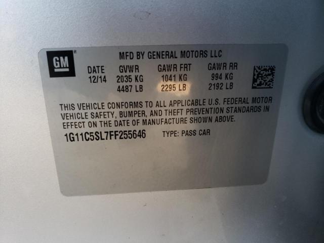 1G11C5SL7FF255646 Chevrolet MALIBU 1LT