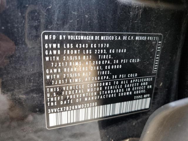 3VVCX7B26NM029380 Volkswagen TAOS S
