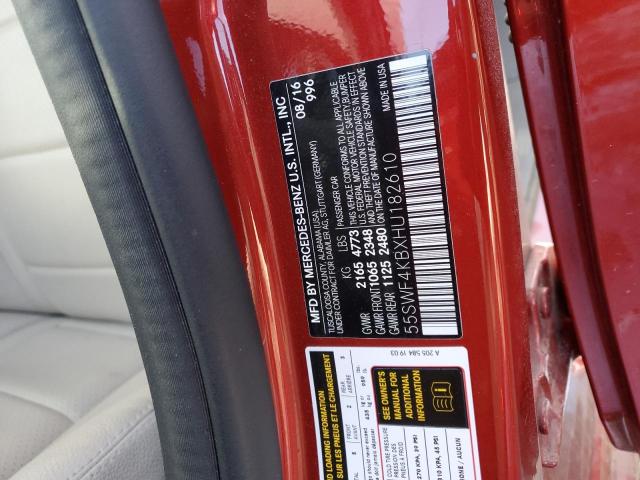 55SWF4KBXHU182610 Mercedes-Benz C 300 4matic