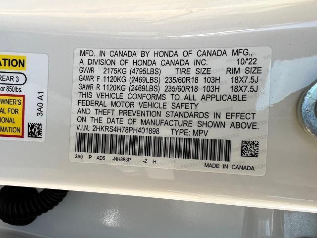 2HKRS4H78PH401898 Honda CR-V EXL