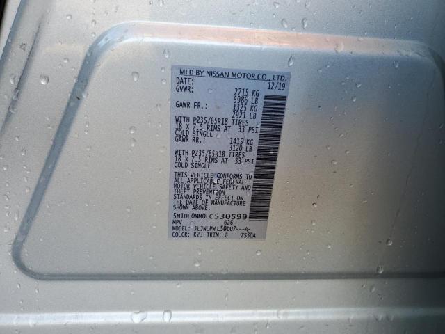5N1DL0MM0LC530599 Infiniti QX60 LUXE