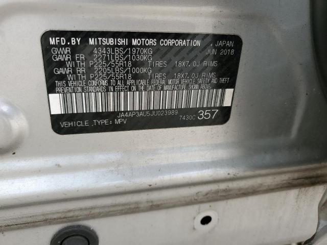 JA4AP3AU5JU023989 Mitsubishi Outlander Sport Es