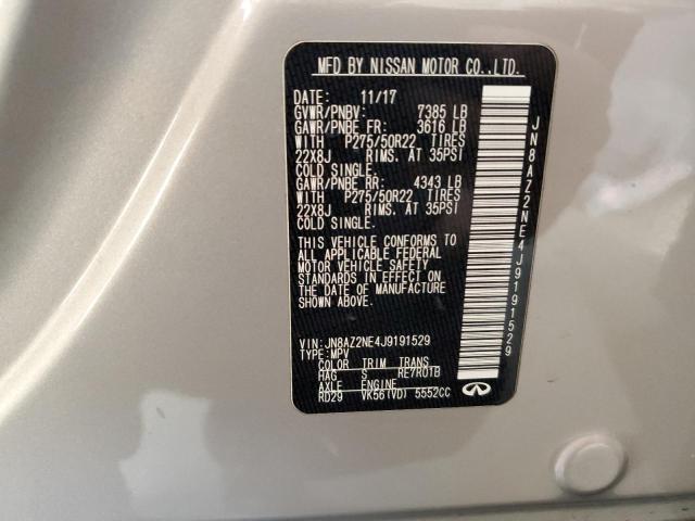 JN8AZ2NE4J9191529 Infiniti QX80 BASE
