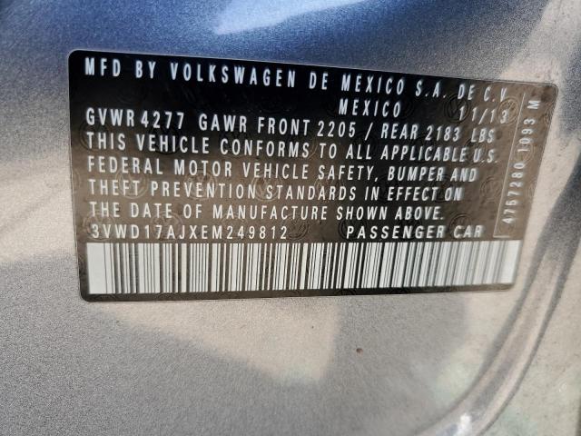 3VWD17AJXEM249812 Volkswagen JETTA SE