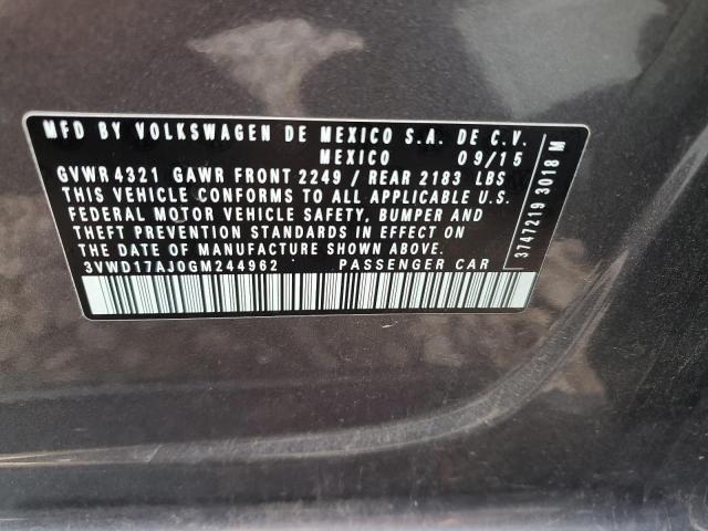 3VWD17AJ0GM244962 Volkswagen Jetta Sport