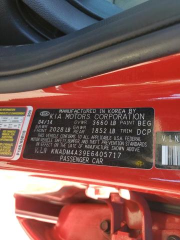 KNADM4A39E6405717 KIA RIO LX