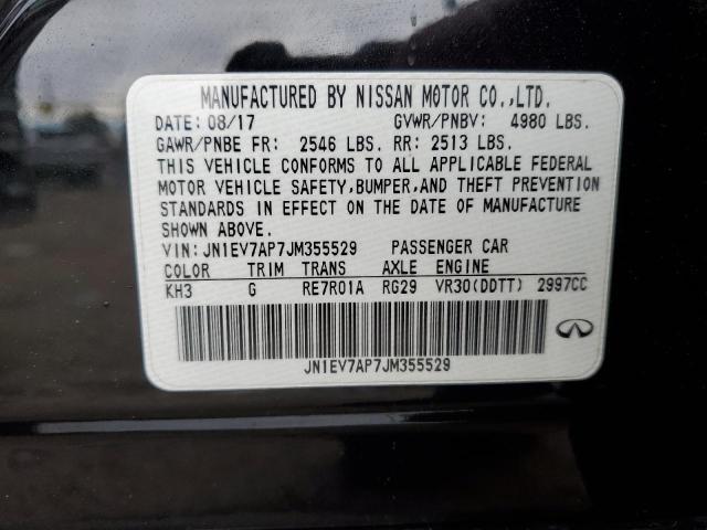 JN1EV7AP7JM355529 Infiniti Q50 LUXE