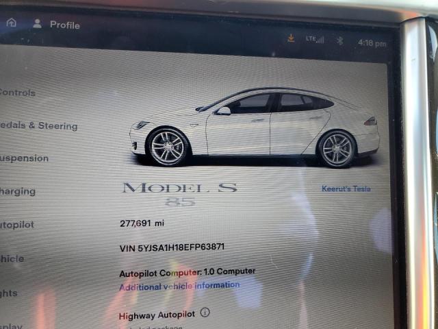 5YJSA1H18EFP63871 Tesla MODEL S