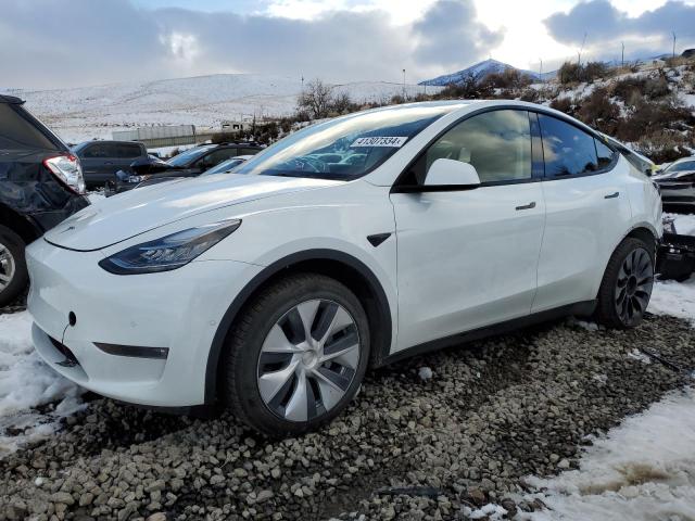 2022 Tesla Model Y მანქანა იყიდება აუქციონზე, vin: 7SAYGDEE9NF399514, აუქციონის ნომერი: 41307334