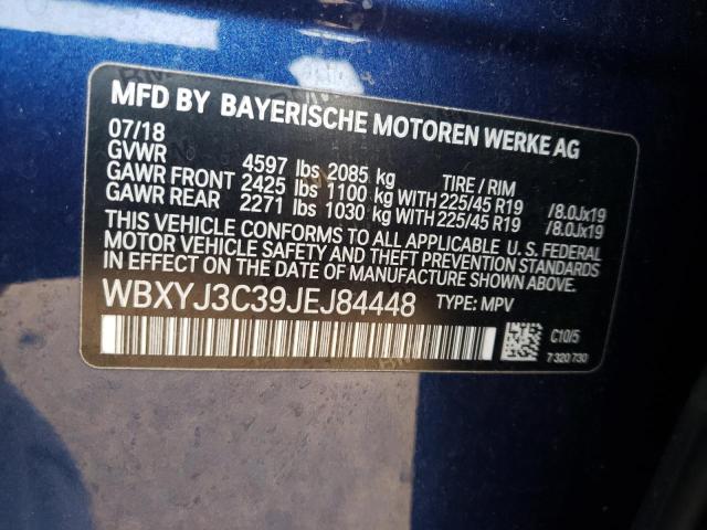 WBXYJ3C39JEJ84448 BMW X2 Sdrive28i