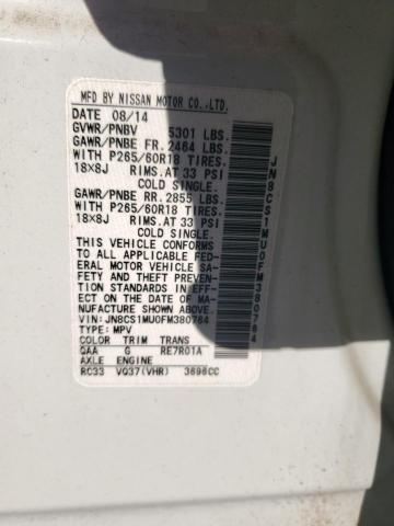 JN8CS1MU0FM380764 Infiniti QX70