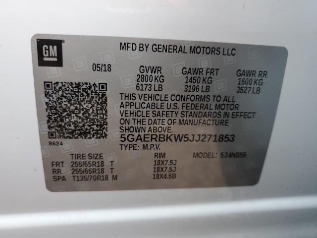5GAERBKW5JJ271853 Buick Enclave Essence