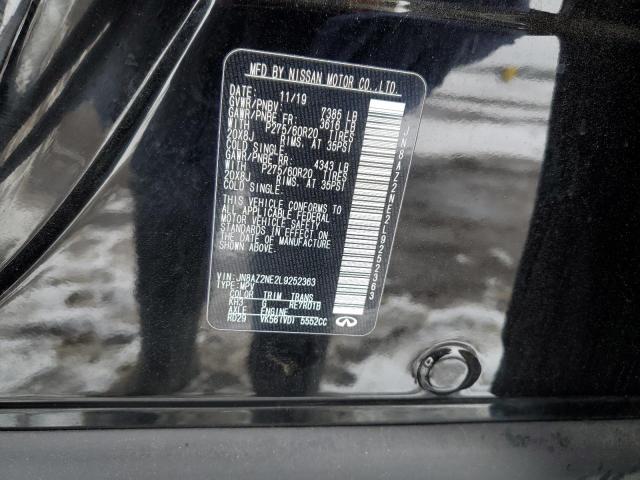 JN8AZ2NE2L9252363 Infiniti QX80 LUXE