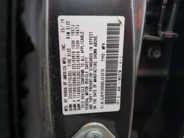 5J6TF2H56EL003976 Honda Crosstour Exl