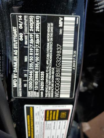 WDCGG8JB8EG329837 Mercedes-Benz Glk 350 4matic