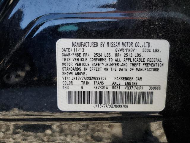 JN1BV7ARXEM699706 Infiniti Q50 BASE