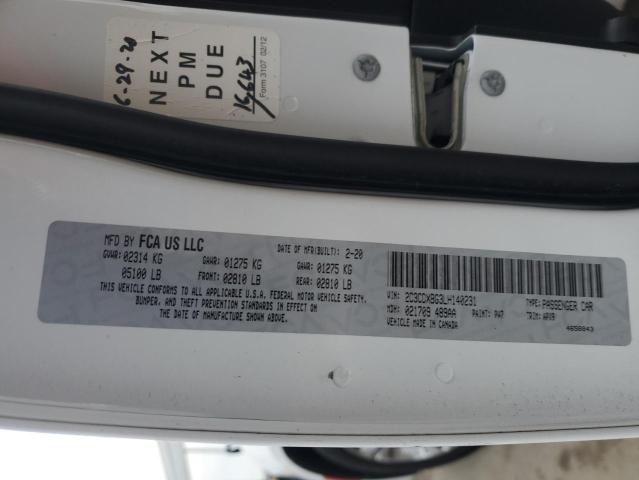 2C3CDXBG3LH140231 Dodge Charger Sxt
