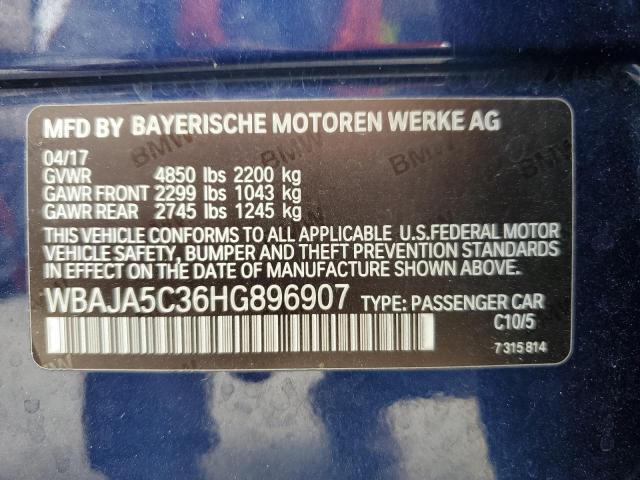 WBAJA5C36HG896907 BMW 530 I