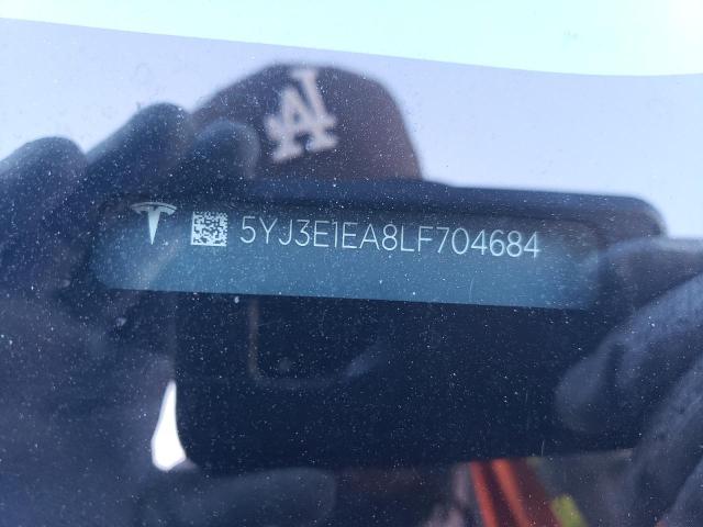 5YJ3E1EA8LF704684 Tesla MODEL 3