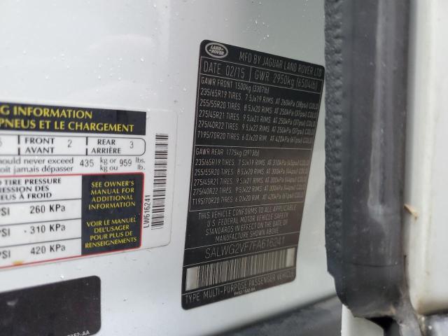 SALWG2VF7FA616241 Land Rover Range Rover Sport Se