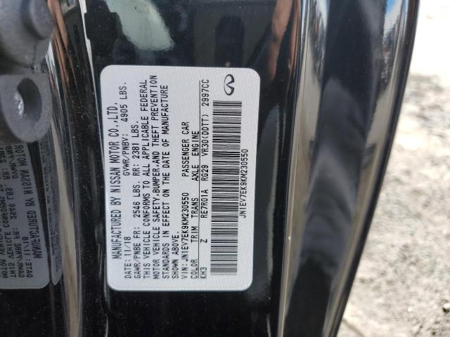 JN1EV7EK9KM230550 Infiniti Q60 PURE